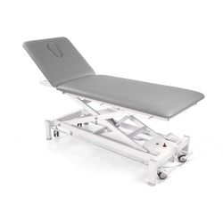 Table de massage Galaxy 2 sections - dos - électrique - 4 roues