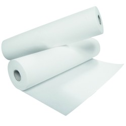 Draps d'examen lisse  - 12 Rouleaux - 50 X 34 cm - Fabriqué en France