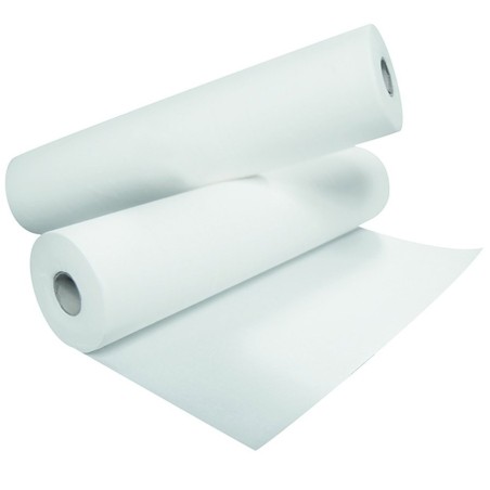Draps d'examen lisse  - 12 Rouleaux - 50 X 34 cm - Fabriqué en France
